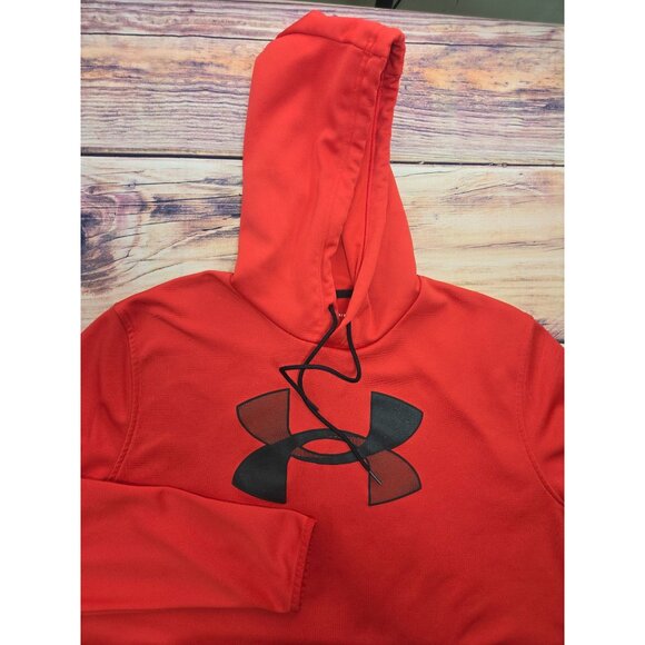 Under Armour Mens ColdGear Red Hoodie Large NWOT - Picture 4 of 7